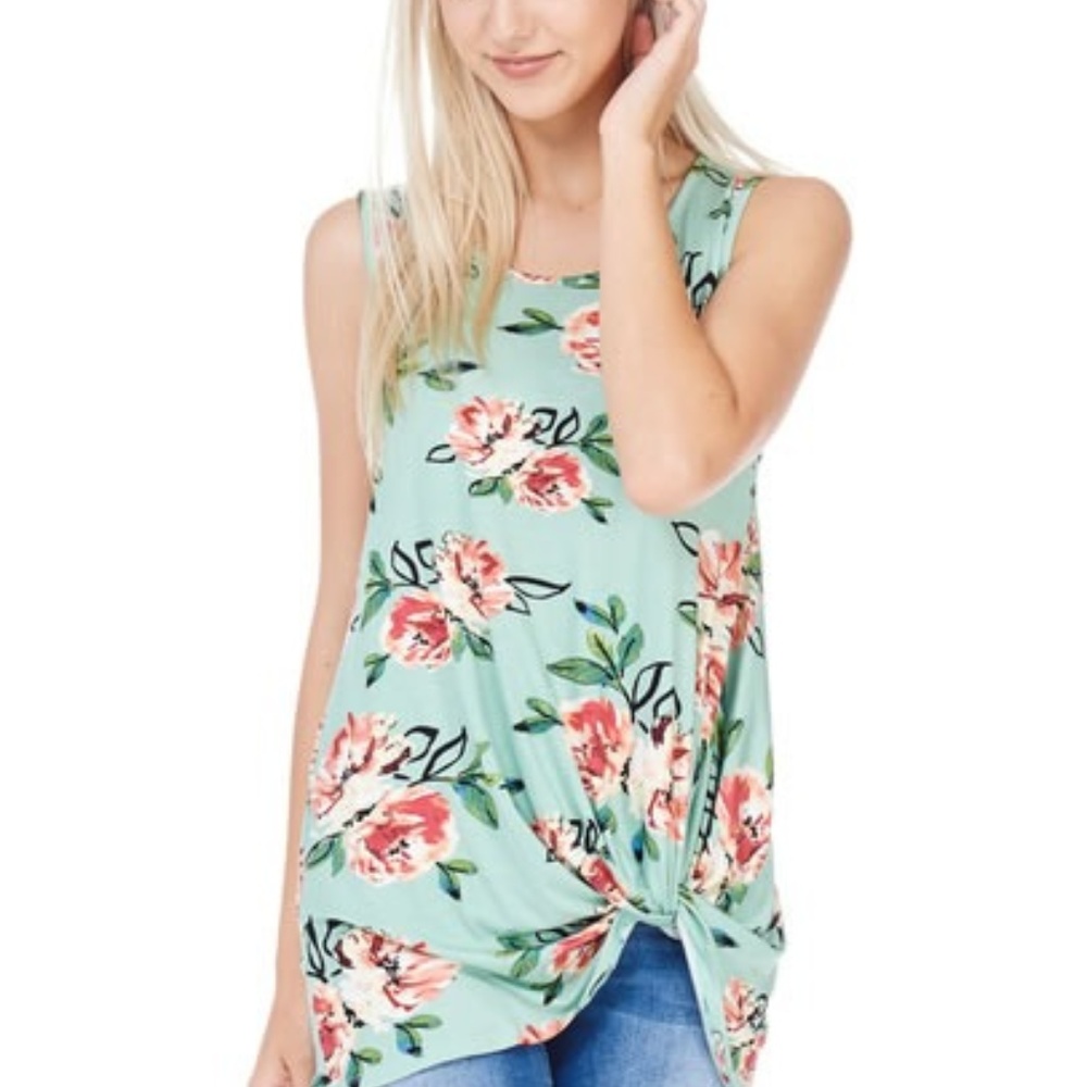 Sleeveless Summer Tunic Top